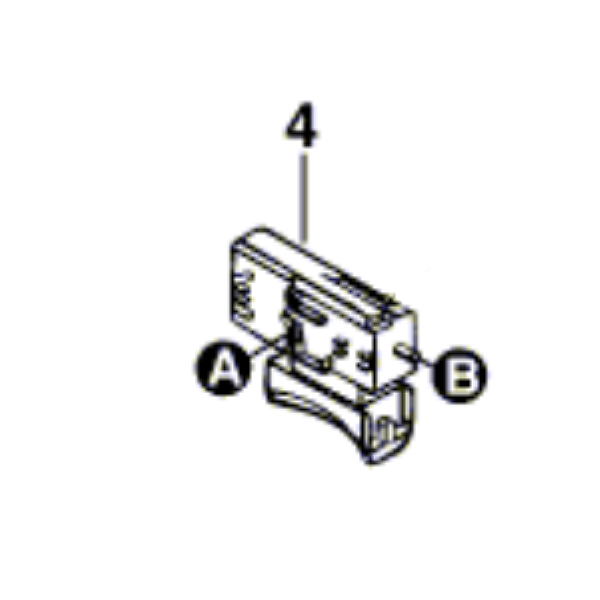 Commutateur pour ponceuse à bande Bosch PBS 7 A