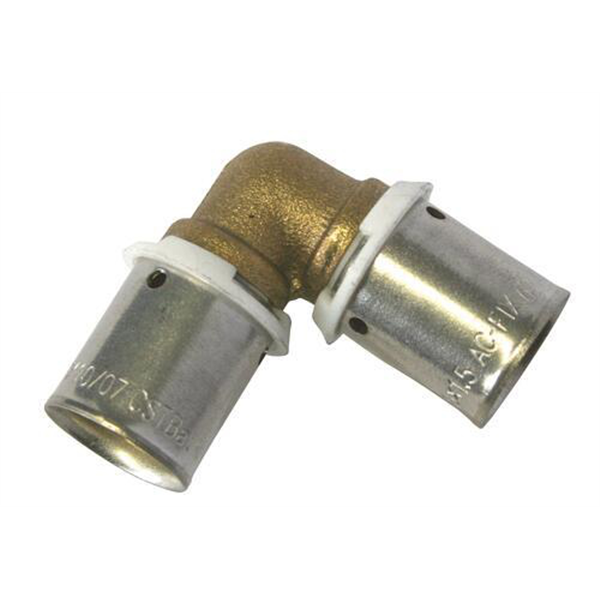 Raccord PER coude égal à sertir diamètre 20