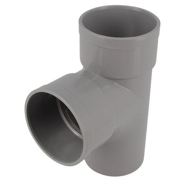 Culotte PVC à coller Mâle - Femelle 87° Diamètre 80 mm