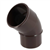 COUDE MF 45' POUR TD50 MARRON