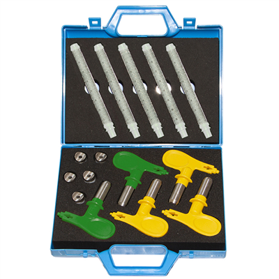 Buse Airless spéciale peinture extérieure pour machine à projeter - lot de 5 buses en mallette