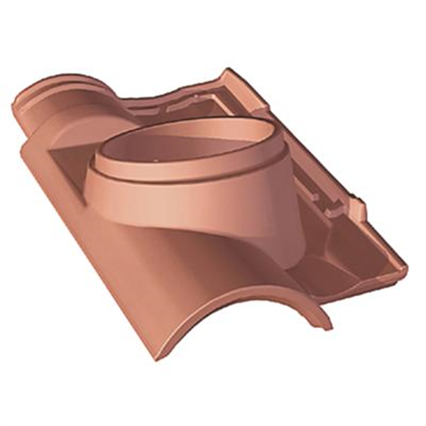 Tuile à douille en terre cuite - Galléane 12 - diamètre 150 mm - Silvacane littoral