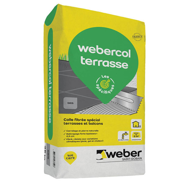 WEBERCOL TERRASSE BEIGE 25KG