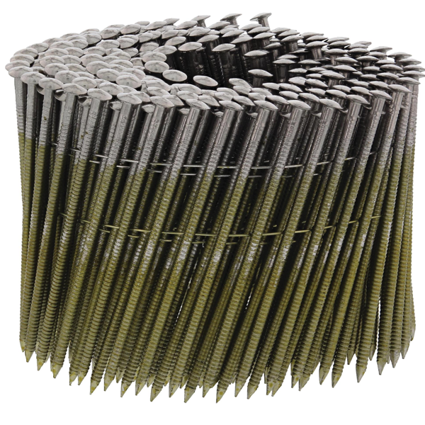 Clou cranté 16° inox A2 en rouleau fil soudé Haubold cloueur RNC - 2,8 x 65 mm - boîte de 6000