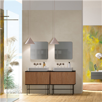 Carrelage en grès cérame Ecrù - Sol et mur intérieur - Chromatica - 100 x 40 cm - ép. 7 mm