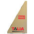 Équerre de maçon en aluminium entièrement soudé Taliaplast - longueur 100,0 CM - largeur 60,0 CM