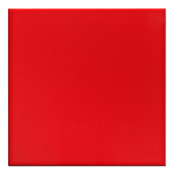 Faïence salle de bain et cuisine - Technical - 20,0 CM x 20,0 CM - ép. 6,30 MM - Rouge Brillant