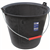 Seau de maçon en caoutchouc synthétique renforcé Obra avec graduation et anse à poignée -  capacité de 13 L