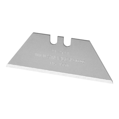 Lame trapézoïdale réversible 1991 pour couteaux Stanley - Longueur 50 mm - Lot de 10