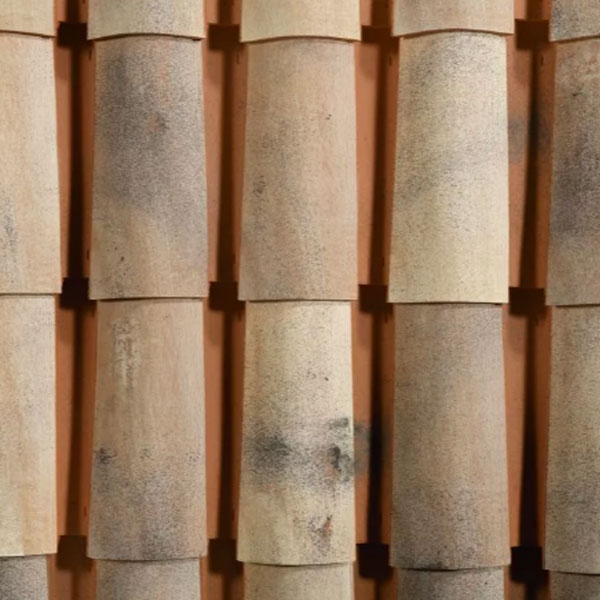 Tuile Canal Horizon Terreal en terre cuite - emboîtement double canal - Reflets Languedoc