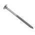Vis pour aggloméré tête fraisée six lobes filetage partiel inox A2 TX25 5.0x100/60 - boîte de 100