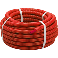 PER Tube gainé rouge diamètre 12 chauffage et sanitaire couronne de 15 m