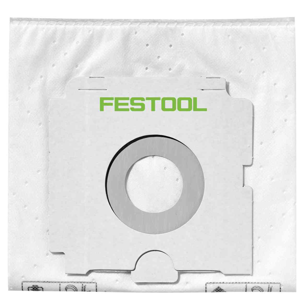 Sac filtre SELFCLEAN Festool SC FIS-CT 36/5 pour aspirateur CT 36 en lot de 5