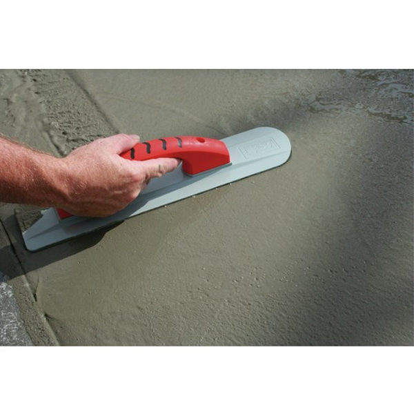 Taloche à main magnésium pour lisser les enduits - Théard Novaliss - Bouts arrondi et angle droit - 40 x 8 cm
