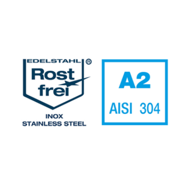 Vis de terrasse pour lambourdes Alu - 5x48mm tête cylindrique à double filet inox A2 -  boîte de 100