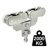 Monture pour porte à déplacement droit de 2000 kg