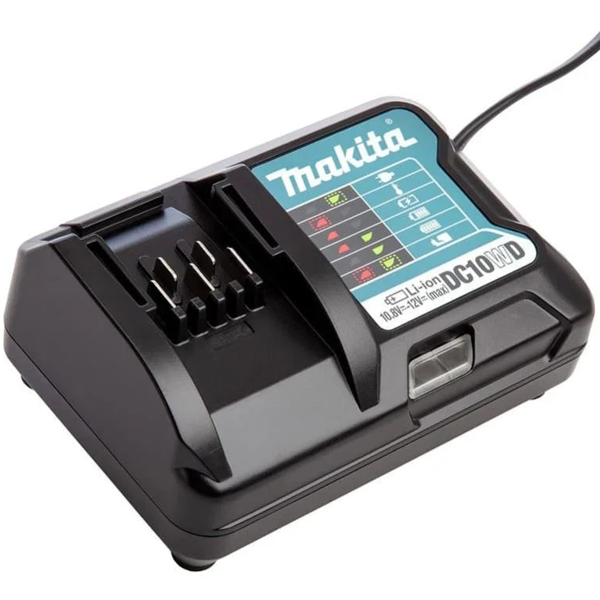 Chargeur de batterie Makita DC10WD CXT Li-Ion - 10,8 à 12 V - référence 197343-0