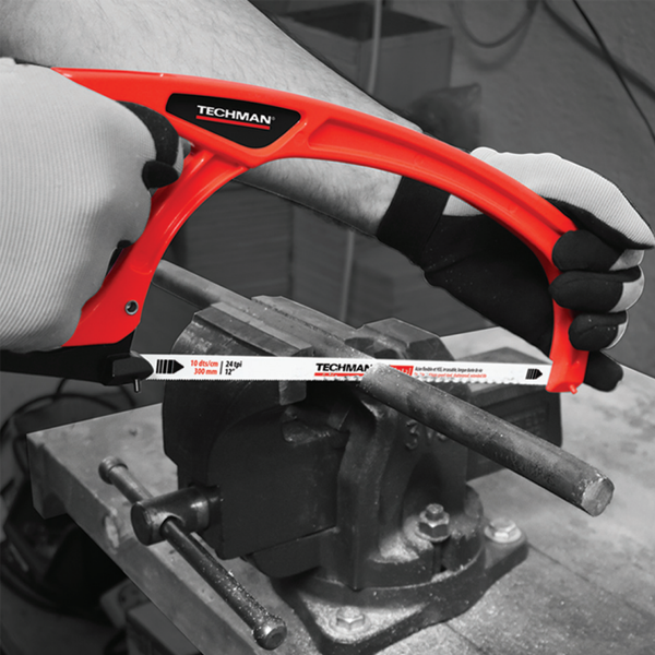 Lame de scie à métaux Techman - bi-métal - longueur 300 mm - 10 dents / cm - lot de 10