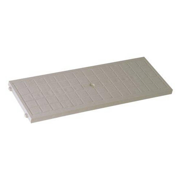 TAMPON CANIVEAU 0.5M LARG.200 B125 GRIS