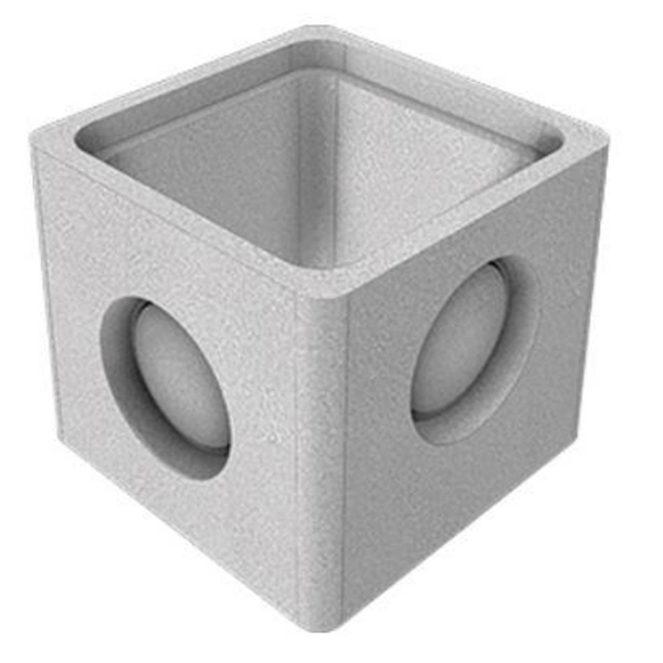 Rehausse à emboîtement H:24,5 pour boîte pluviale RP 20