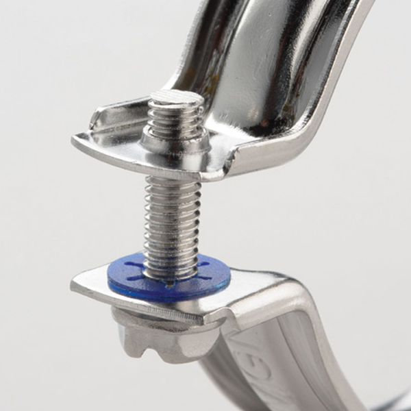 Collier support non isolé acier inox - Erico - Tige M8/M10 - Tuyaux Ø 19-23 mm - Boîte de 100