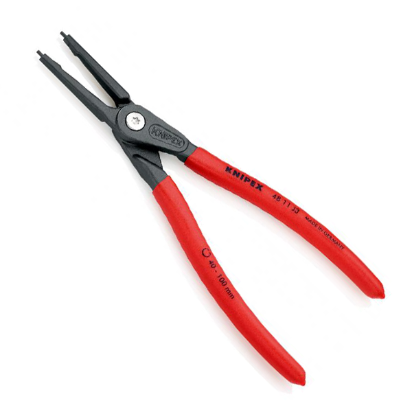 Pince de précision pour circlips intérieurs alésage Ø 40 à 100 mm - Knipex - Longueur 225 mm