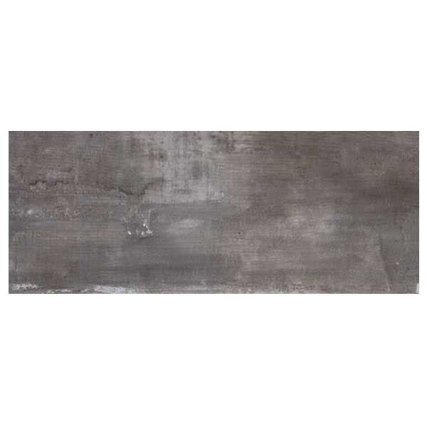 Carrelage imitation carreaux de ciment - Faïence salle de bain - Groove - 50,0 CM x 25,0 CM - ép. 8,50 MM - Antracita