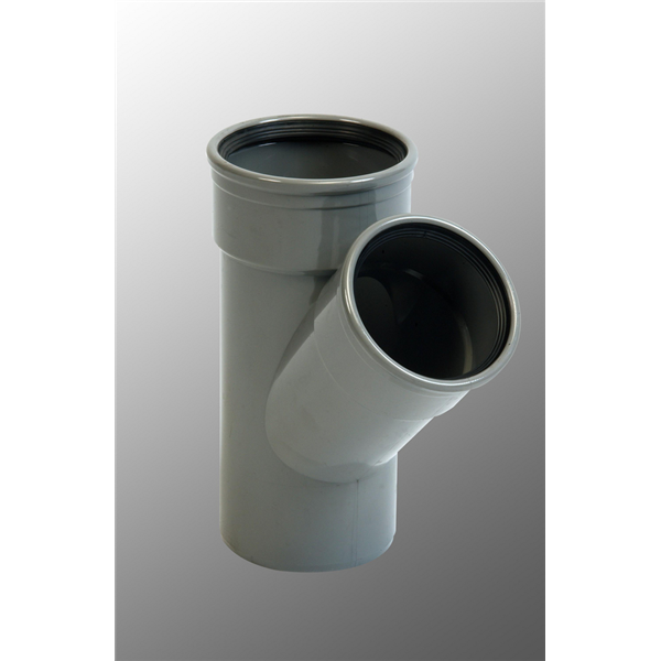 BRANCHEMENT PVC CR8 MALE FEMELLE FEMELLE 45° 400X200 ASSAINISSEMENT A JOINT