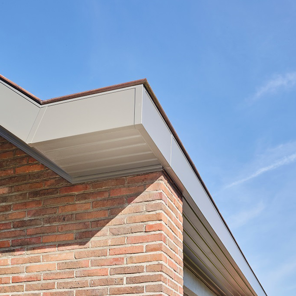 Bandeau de rive PVC en équerre pour toiture Deceuninck - blanc - 200,00 MM x 6,00 M