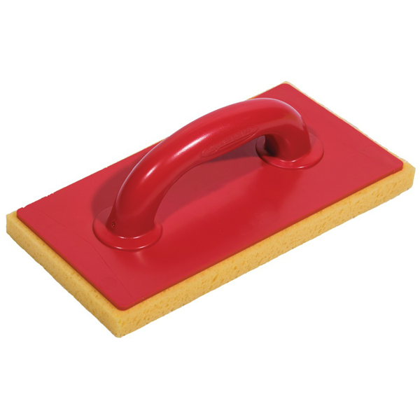 Taloche éponge de façadier Taliaplast sur plateau plastique 28,0 CM x 14,0 CM - ép. 2,00 CM