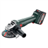 Meuleuse d'angle sans fil 125 mm - Metabo W 18 7-125 - en coffret avec 2 batteries 18V 4 Ah et chargeur