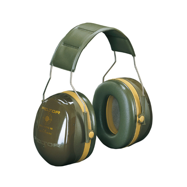 Casque Peltor Bull's Eye III vert milita ire serre tete SNR35
