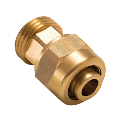 Raccord mâle à écrou tournant tube PER à compression - Diamètre 12 mm - M 15 x 21 - Laiton