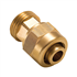 Raccord mâle à écrou tournant tube PER à compression - Diamètre 12 mm - M 15 x 21 - Laiton