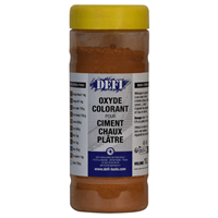 Colorant en poudre pour ciment, chaux et plâtre - Ocre - Flacon de 1 L