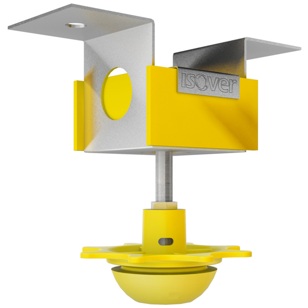 Suspente antivibratile Isover Intégra 2 Phonic pour l'isolation acoustique des plafonds - boîte de 25