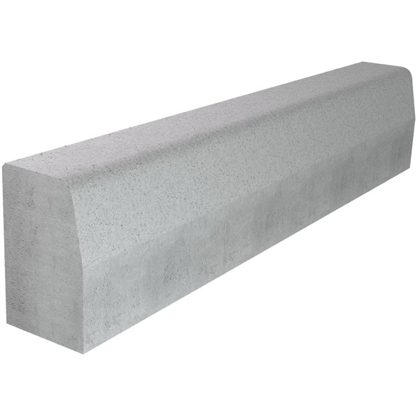 Bordure de trottoir en béton - profil T1 classe U - 12 CM x 20 CM - longueur 1 M