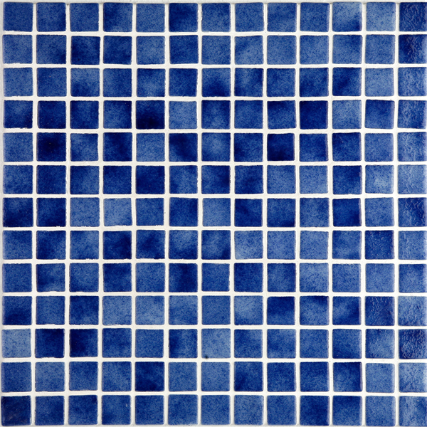 Mosaïque en émaux de verre lisse  - carreau de 2,5 x 2,5 cm - trame de 31,2 x 49,5 cm