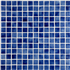 Mosaïque en émaux de verre lisse  - carreau de 2,5 x 2,5 cm - trame de 31,2 x 49,5 cm