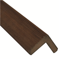 Cornière de bardage en sapin du nord - bois traité classe 3 marron - 45 MM x 45 MM - longueur 3,00 M