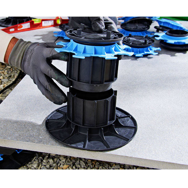 Rehausse fixe de dalle de terrasse Jouplast pour plot Essentiel - hauteur 60 mm