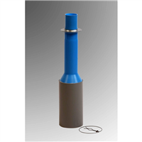 TUBE DE BOUCHE A CLE PVC TELESCOPIQUE CLOCHE TL 61 LONGUEUR 750 A 1050MM