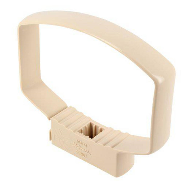 Collier à clipser Nicoll COMGT pour tube de descente de gouttière ovoïde de 105 x 76 mm - Techtan Sable