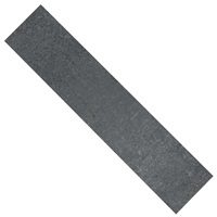 Plinthe pour sol intérieur effet "métal" NEW METAL grès cérame émaillé rectifié - Grey - 8 CMx60 CM