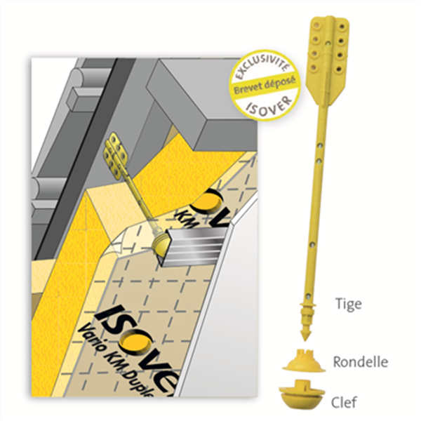 Suspente Isover Intégra 2 - isolation des combles aménagés et perdus - ép. isolant de 200 à 240 MM - boîte de 50