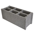 Bloc béton creux 500 x 200 x 200 mm - B40 - 3 parois 6 trous