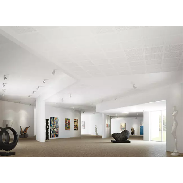 Dalle de plafond dépolluante - Gyptone Activ'Air Quattro 20 à Bords A (droits) - 600,0 MM x 600 MM - ép. 10,00 MM