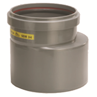 AUGMENTATION EXCENTREE PVC CR8 110X125 ASSAINISSEMENT A JOINT