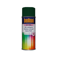 Peinture Belton aérosol SpectRAL brillante RAL 6005 Vert Mousse 400 ml