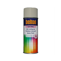 Peinture Belton aérosol SpectRAL brillante RAL 7032 Gris Silex 400 ml